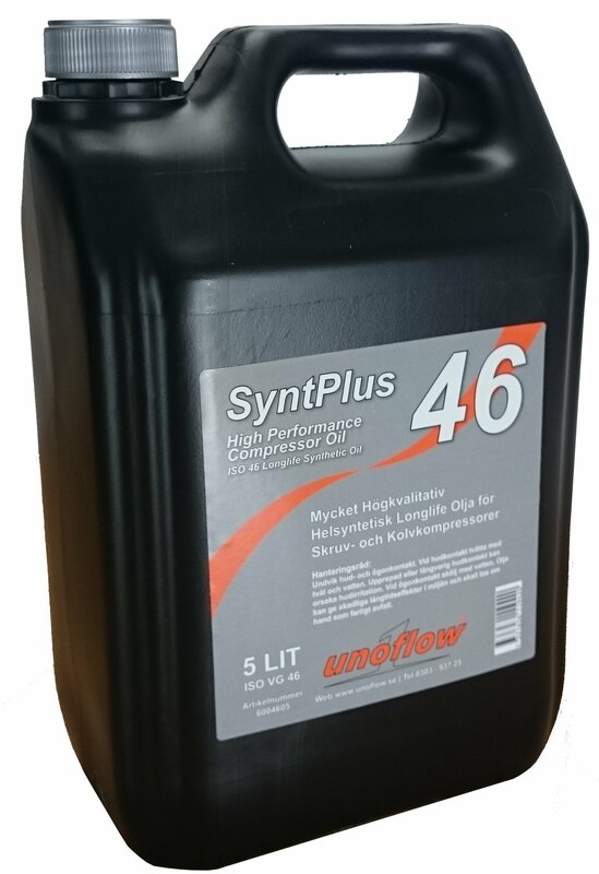 SyntPlus 46 Kompressorolja 5L, maskiner & utrustning av hög kvalité. Alltid med snabb service - Smart Verkstad