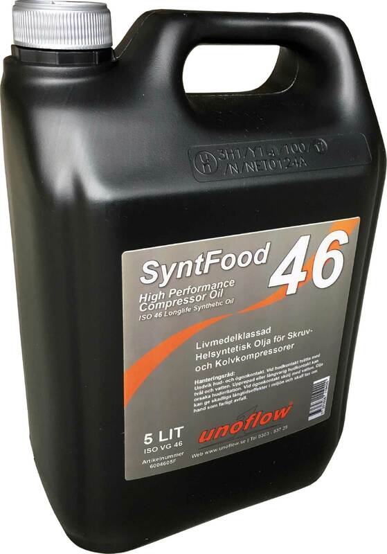 SyntFood 46 Kompressorolja 5L Livsmedelsklassad, maskiner & utrustning av hög kvalité. Alltid med snabb service - Smart Verkstad