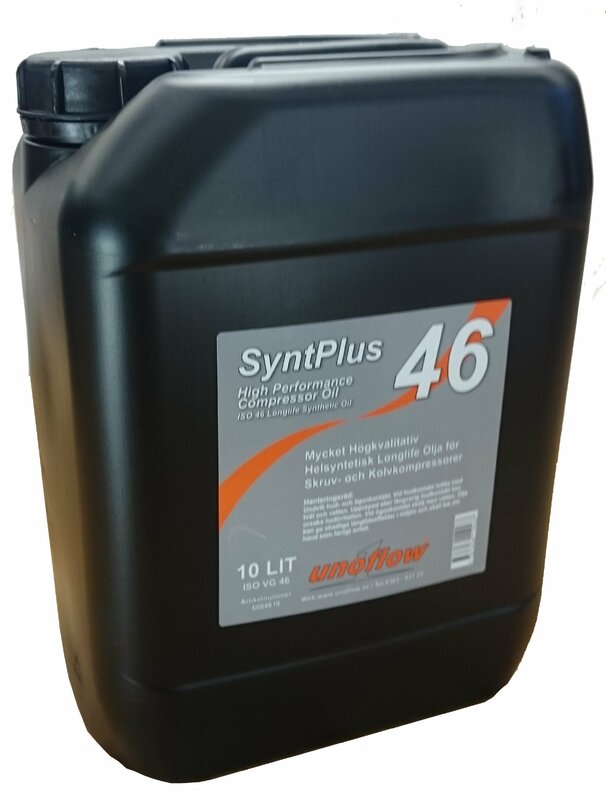 SyntPlus 46 Kompressorolja 10L, maskiner & utrustning av hög kvalité. Alltid med snabb service - Smart Verkstad