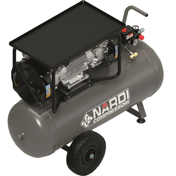 Oljefri kolvkompressor 3hk 480l/min 10bar 90l/tank, maskiner & utrustning av hög kvalité. Alltid med snabb service - Smart Verkstad