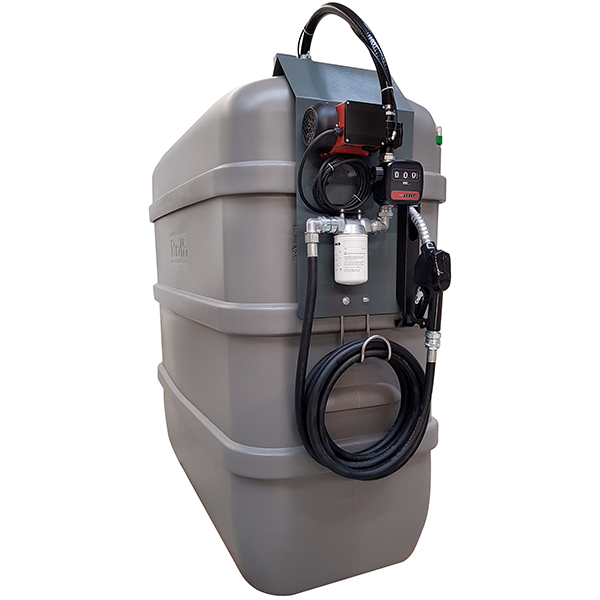 Dieseltank dubbelmantlad 1500l komp med pump 230V 60l/min, maskiner & utrustning av hög kvalité. Alltid med snabb service - Smart Verkstad