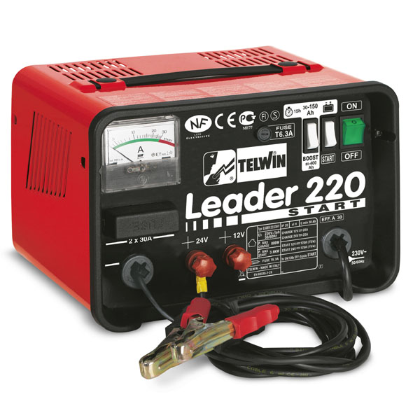 Batteriladdare Leader 220 start 12/24V Telwin, maskiner & utrustning av hög kvalité. Alltid med snabb service - Smart Verkstad