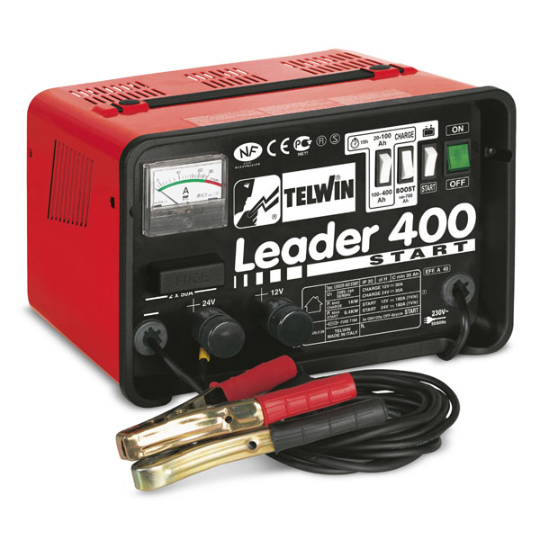 Batteriladdare Leader 400 start 12/24V Telwin, maskiner & utrustning av hög kvalité. Alltid med snabb service - Smart Verkstad