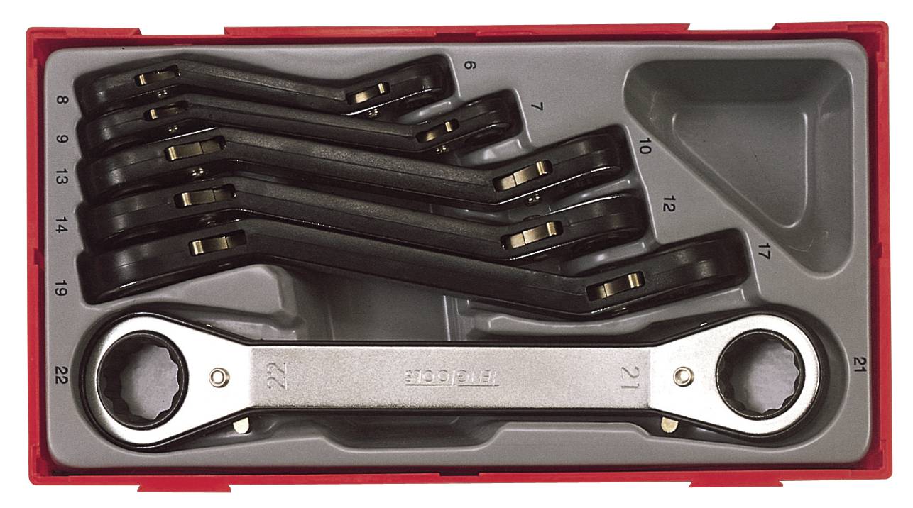 6 delars Ringspärrnyckelsats Teng Tools TTRORS, maskiner & utrustning av hög kvalité. Alltid med snabb service - Smart Verkstad