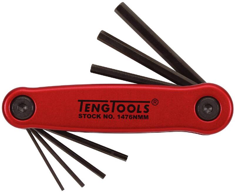 Sexkantnycklar i sats Teng Tools 1476NMM / 1476NAF, maskiner & utrustning av hög kvalité. Alltid med snabb service - Smart Verkstad