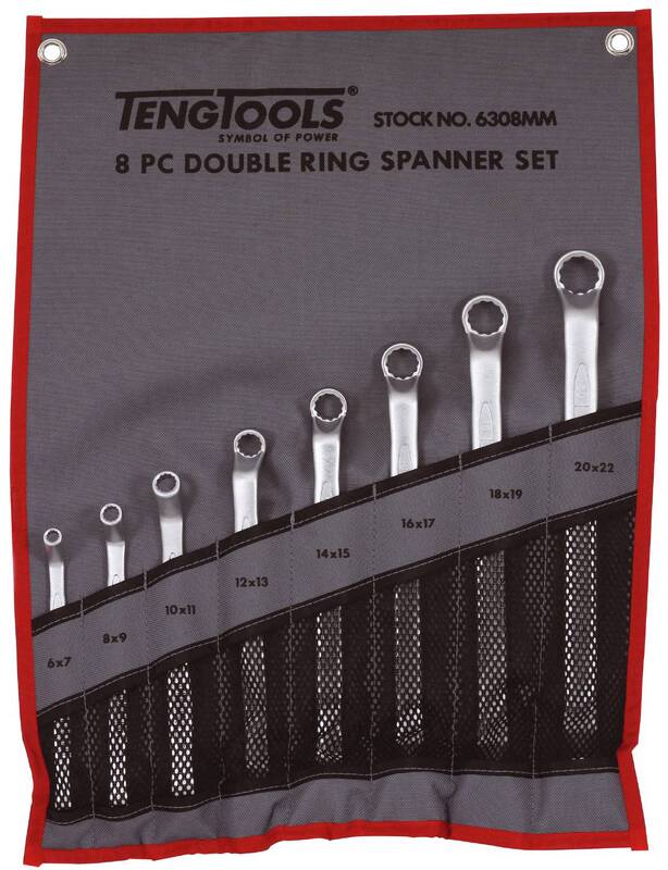 Ringnyckelsats Teng Tools 6308MM, maskiner & utrustning av hög kvalité. Alltid med snabb service - Smart Verkstad