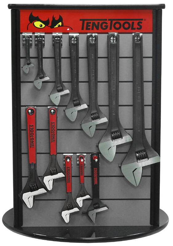 Skiftnycklar för placering i Triangelo-display Teng Tools MTADJ-09, maskiner & utrustning av hög kvalité. Alltid med snabb service - Smart Verkstad