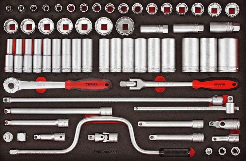 63 delars Hylsnyckelsats med 1/2'' fyrkantsfäste Teng Tools TTESK63, maskiner & utrustning av hög kvalité. Alltid med snabb service - Smart Verkstad