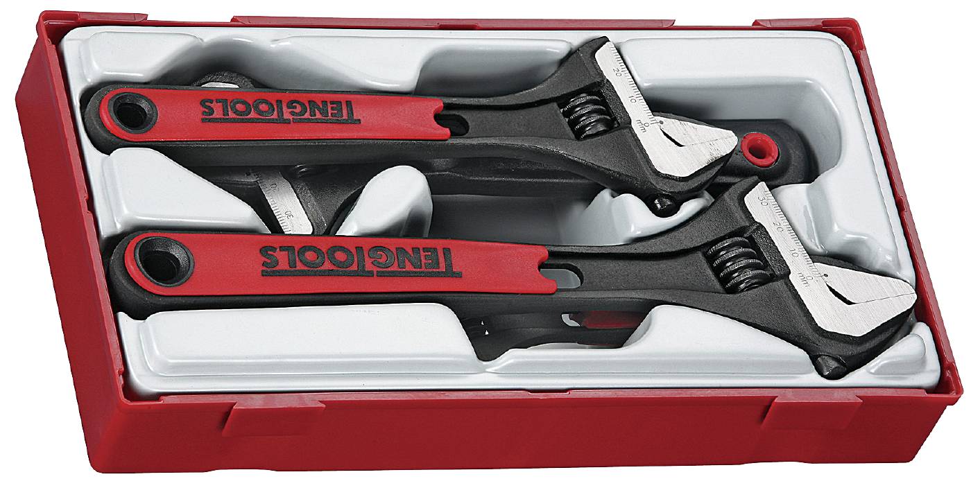 4 delars Skiftnyckelsats Teng Tools TTADJ04, maskiner & utrustning av hög kvalité. Alltid med snabb service - Smart Verkstad