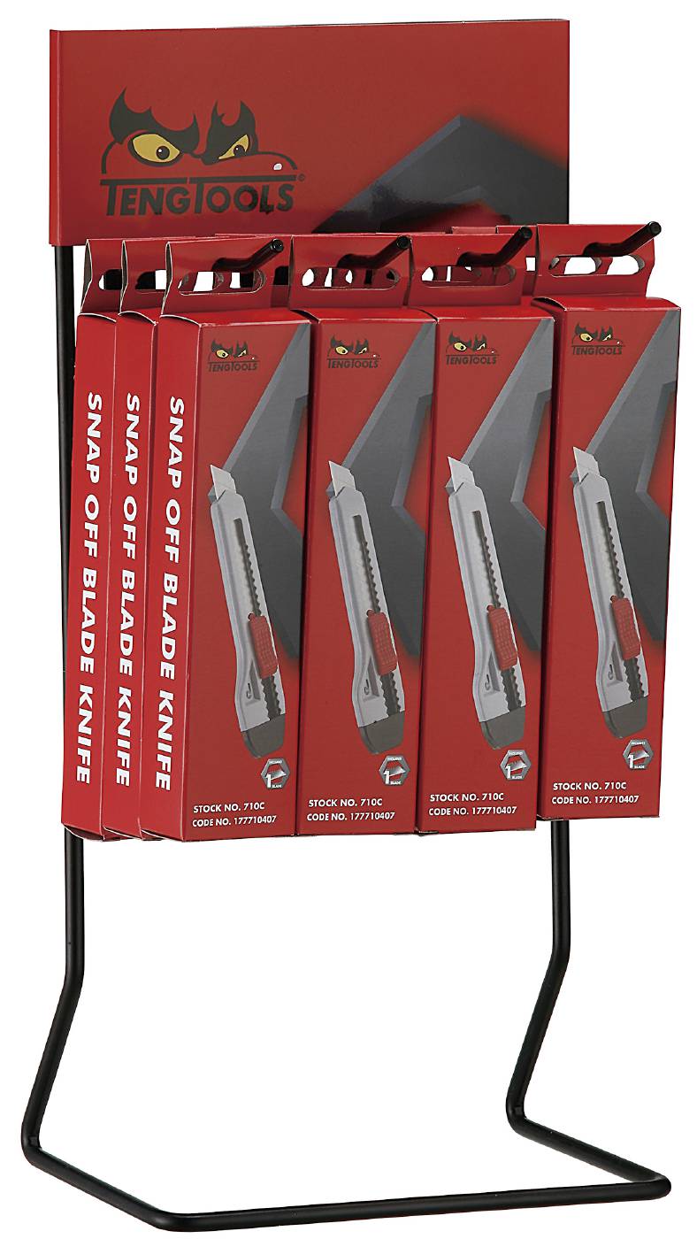 Brytbladsknivar i display Teng Tools DIS-710C, maskiner & utrustning av hög kvalité. Alltid med snabb service - Smart Verkstad