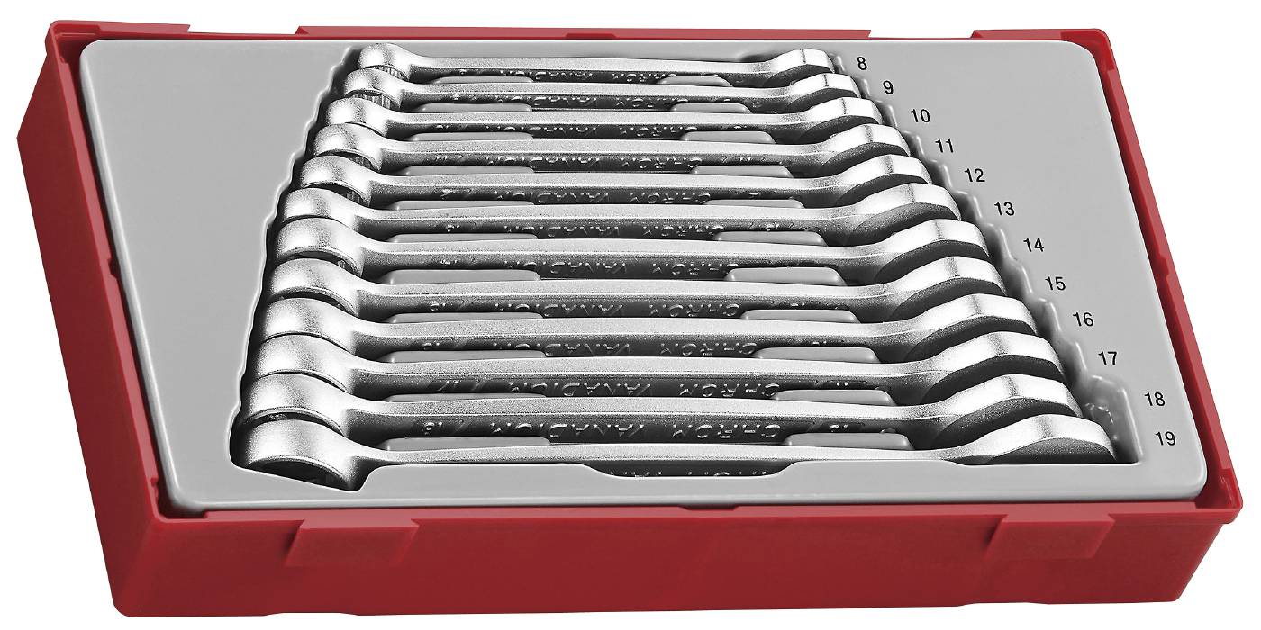 12 delars U-ringnyckelsats Teng Tools TT8012, maskiner & utrustning av hög kvalité. Alltid med snabb service - Smart Verkstad