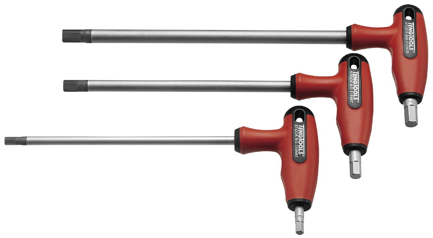 Sexkantnyckel med T-handtag Teng Tools 5106025 / 510608 mm, maskiner & utrustning av hög kvalité. Alltid med snabb service - Smart Verkstad