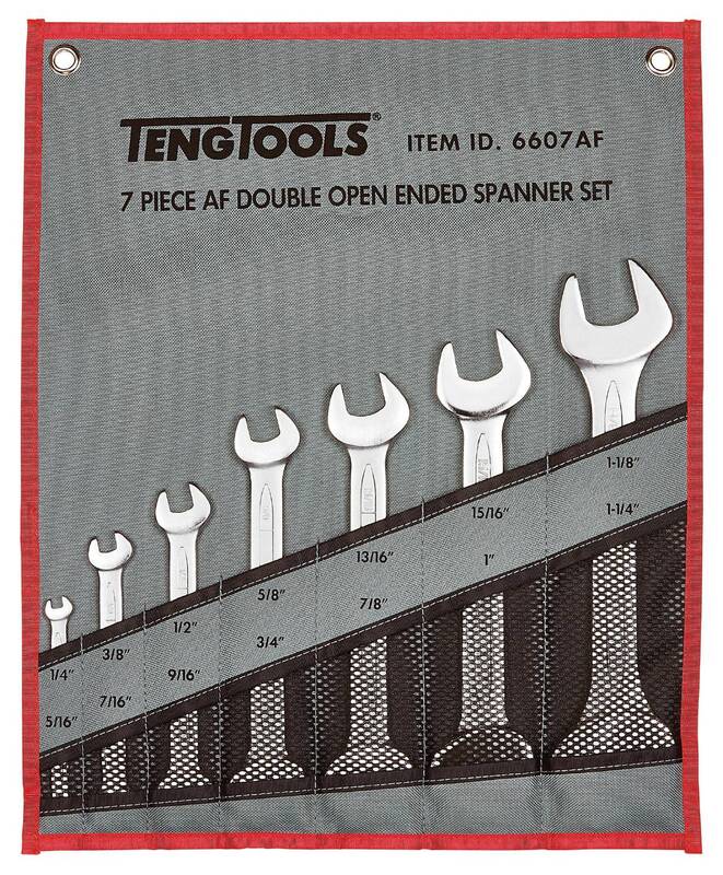 Fasta skruvnycklar i sats Teng Tools 6607AF, maskiner & utrustning av hög kvalité. Alltid med snabb service - Smart Verkstad