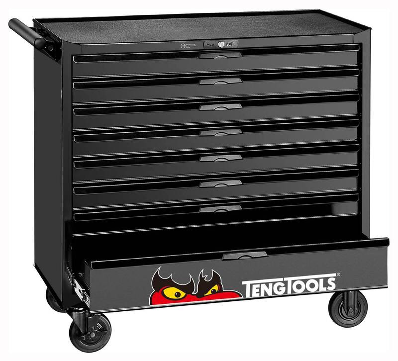 Verktygsvagn Teng Tools TCW208NBK1, maskiner & utrustning av hög kvalité. Alltid med snabb service - Smart Verkstad