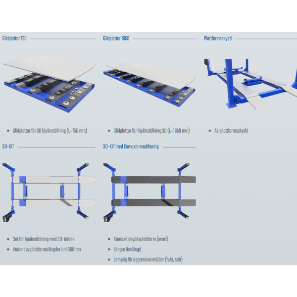 4-Pelarlyft - AMI 4,0 N-WAY Vi på Smart Verkstad erbjuder maskiner och utrustning för både verkstad och garage.